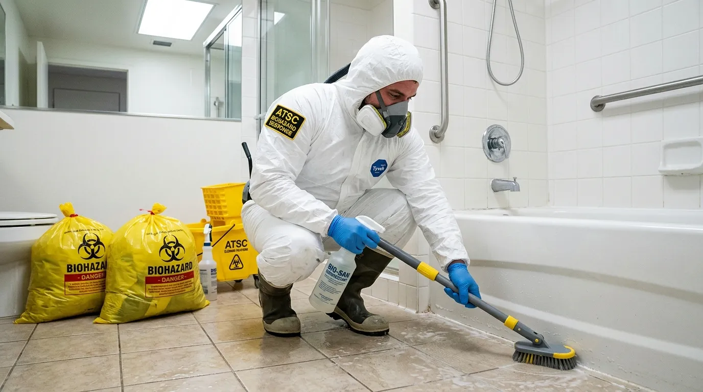 Decontamination equipment deployed for Blood Cleanup in River Forest